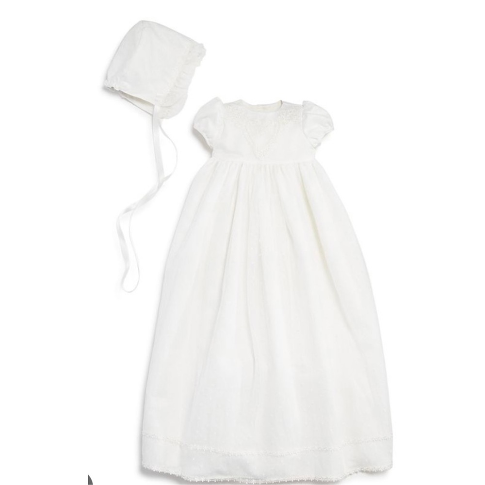 Pippa & Julie Baptismal dress for baby 3-6 months